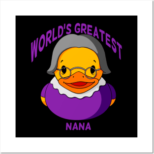 World’s Greatest Nana Rubber Duck Posters and Art